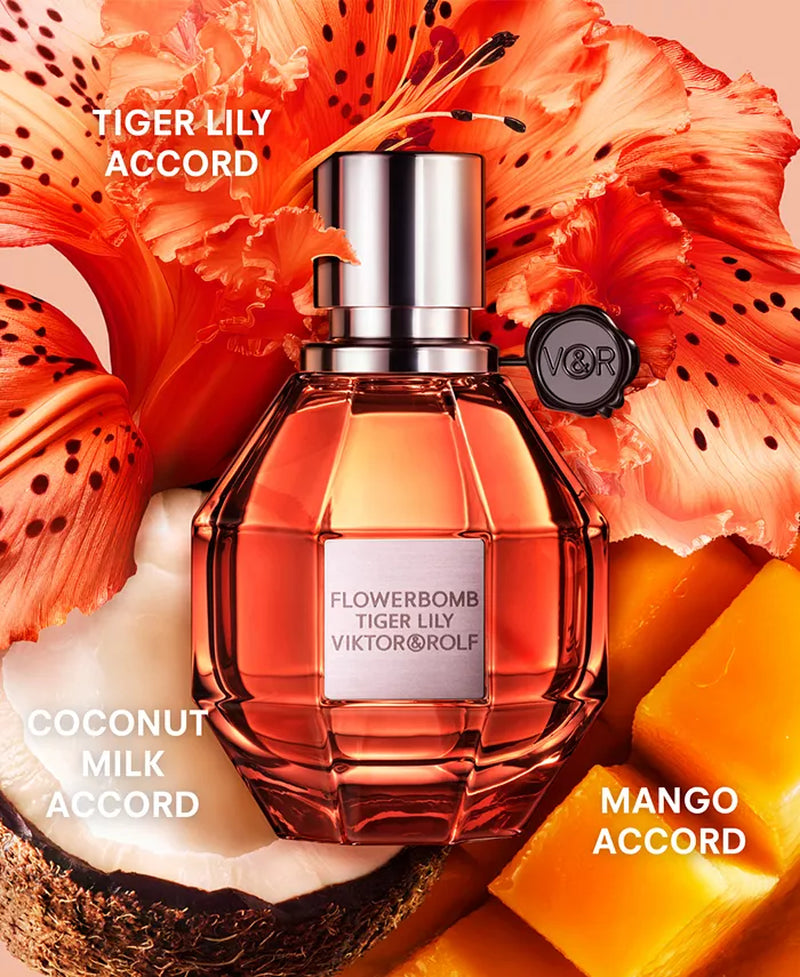 Flowerbomb Tiger Lily Eau De Parfum, 3.4 Oz.
