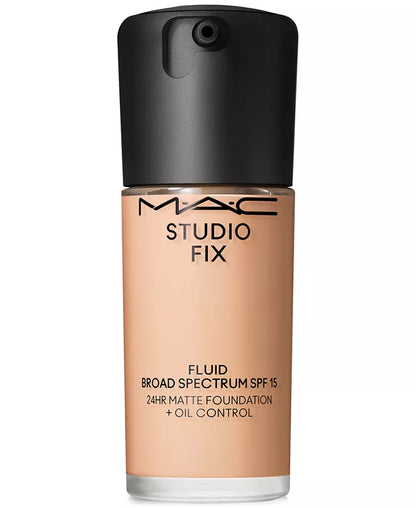 Studio Fix Fluid SPF 15 24Hr Matte Foundation + Oil Control, 1 Oz.